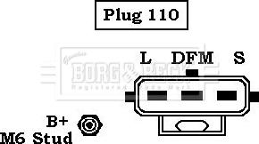 Borg & Beck BBA2551 - Alternatore autozon.pro