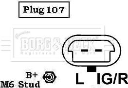 Borg & Beck BBA2536 - Alternatore autozon.pro