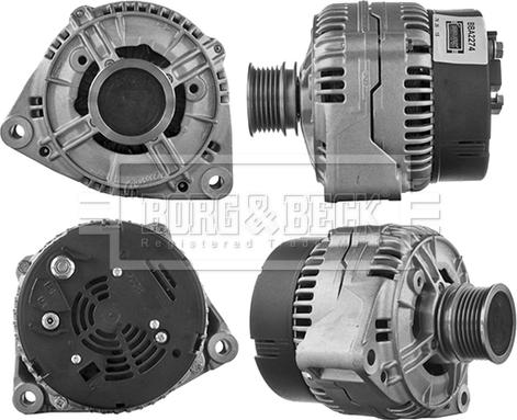 Borg & Beck BBA2274 - Alternatore autozon.pro