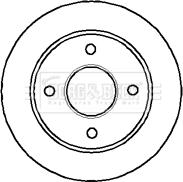 Borg & Beck BBD4954 - Discofreno autozon.pro