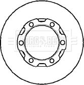 Borg & Beck BBD4905 - Discofreno autozon.pro