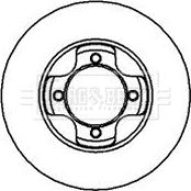 Borg & Beck BBD4901 - Discofreno autozon.pro