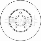 Borg & Beck BBD4451 - Discofreno autozon.pro