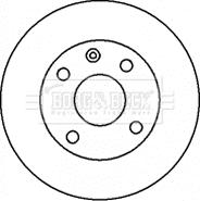 Borg & Beck BBD4435 - Discofreno autozon.pro