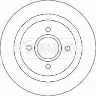 Borg & Beck BBD4421 - Discofreno autozon.pro