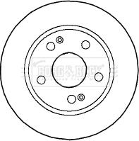 Borg & Beck BBD4591 - Discofreno autozon.pro