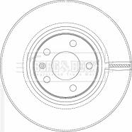 Borg & Beck BBD4509 - Discofreno autozon.pro