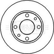 Borg & Beck BBD4585 - Discofreno autozon.pro