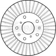 Borg & Beck BBD4586 - Discofreno autozon.pro