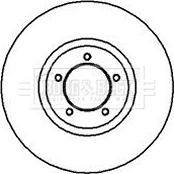 Borg & Beck BBD4665 - Discofreno autozon.pro