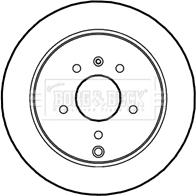 Borg & Beck BBD4611 - Discofreno autozon.pro