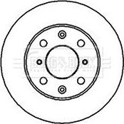 Borg & Beck BBD4041 - Discofreno autozon.pro