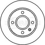 Borg & Beck BBD4025 - Discofreno autozon.pro