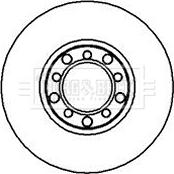 Borg & Beck BBD4828 - Discofreno autozon.pro