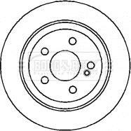 Borg & Beck BBD4354 - Discofreno autozon.pro