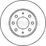 Borg & Beck BBD4356 - Discofreno autozon.pro