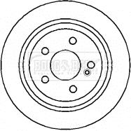 Borg & Beck BBD4353 - Discofreno autozon.pro