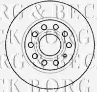 Borg & Beck BBD4315 - Discofreno autozon.pro