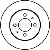 Borg & Beck BBD4201 - Discofreno autozon.pro