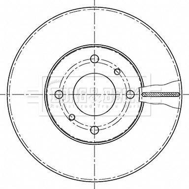 Borg & Beck BBD4232 - Discofreno autozon.pro