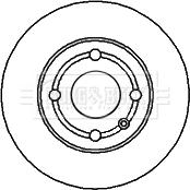 Borg & Beck BBD4225 - Discofreno autozon.pro