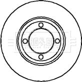 Borg & Beck BBD4705 - Discofreno autozon.pro