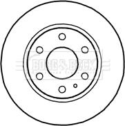 Borg & Beck BBD4710 - Discofreno autozon.pro