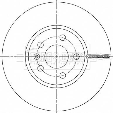 Borg & Beck BBD5493 - Discofreno autozon.pro