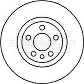 Borg & Beck BBD5095 - Discofreno autozon.pro