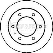 Borg & Beck BBD5043 - Discofreno autozon.pro