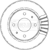 Borg & Beck BBD5007 - Discofreno autozon.pro