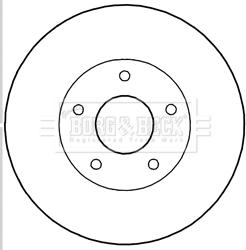 Borg & Beck BBD5195 - Discofreno autozon.pro