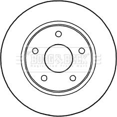 Borg & Beck BBD5187 - Discofreno autozon.pro