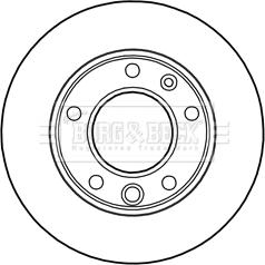 Borg & Beck BBD5134 - Discofreno autozon.pro