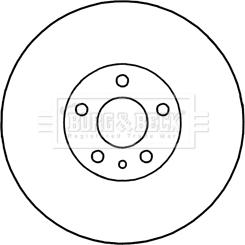 Borg & Beck BBD5340 - Discofreno autozon.pro