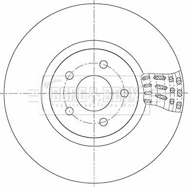 Borg & Beck BBD5348 - Discofreno autozon.pro