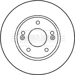 Borg & Beck BBD5313 - Discofreno autozon.pro