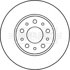 Borg & Beck BBD5312 - Discofreno autozon.pro