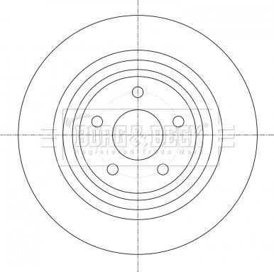 Borg & Beck BBD5385 - Discofreno autozon.pro