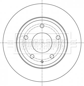 Borg & Beck BBD5382 - Discofreno autozon.pro