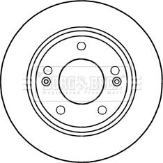 Borg & Beck BBD5257 - Discofreno autozon.pro