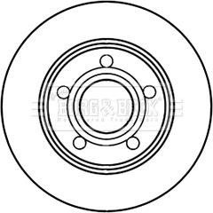 Borg & Beck BBD5221 - Discofreno autozon.pro