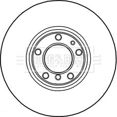 Borg & Beck BBD5745S - Discofreno autozon.pro