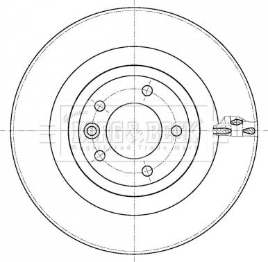 Borg & Beck BBD6108S - Discofreno autozon.pro