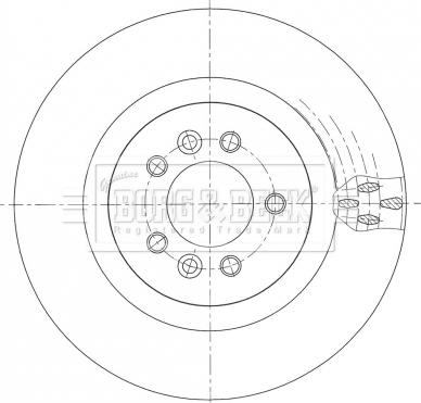 Borg & Beck BBD6110S - Discofreno autozon.pro