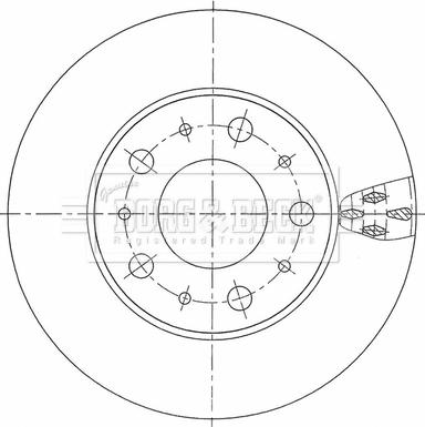 Borg & Beck BBD6125S - Discofreno autozon.pro