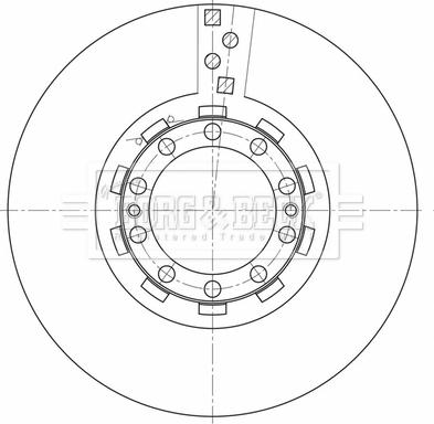 Borg & Beck BBD32645 - Discofreno autozon.pro