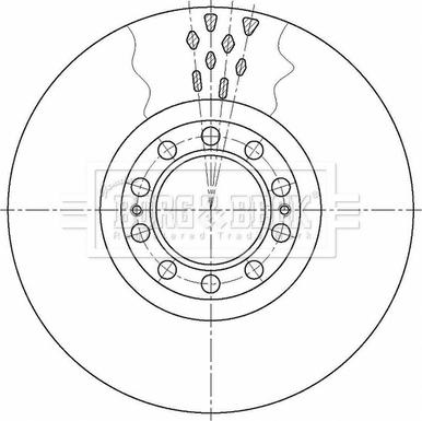 Borg & Beck BBD32655 - Discofreno autozon.pro