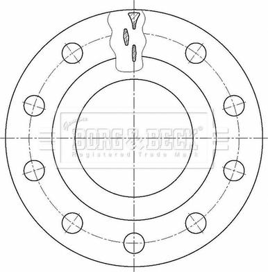 Borg & Beck BBD32661 - Discofreno autozon.pro