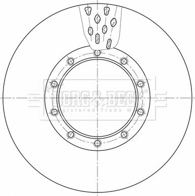 Borg & Beck BBD32631 - Discofreno autozon.pro